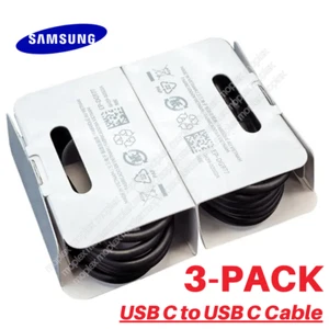 3-PACK PD USB-C To USB-C Cable Fast Charger Cord For Samsung Galaxy S22 S20 S21 - Picture 1 of 11