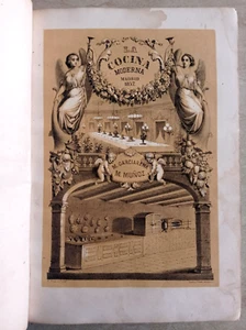 Antico ricettario La cocina moderna segun la escuela francesa y espanola 1857 - Foto 1 di 5