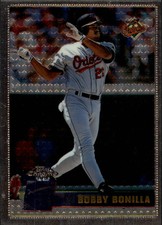 1996 Topps Chrome Baltimore Orioles Baseball Card #131 Bobby Bonilla