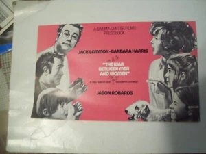 Jack Lemmon-Jason RobardsDer Krieg zwischen Männern und Frauen (1972) - Original Pressebuch - Bild 1 von 4