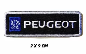 Peugeot Sew or Iron On Patch Racing Car Motorsport Badge - Picture 1 of 1