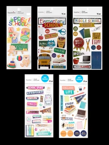 Recollections SCHOOL Stickers Preschool Elementary Middle High College Teacher - Picture 1 of 6