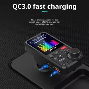 Coche MP3 Bluetooth Carga Rápida Alta Fidelidad HiFi Música Sin Pérdidas Plaa3d8 - Imagen 1 de 17