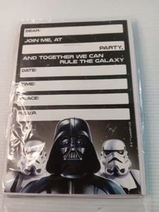 Star Wars Party Supplies Star Wars Classic Party Invitations (Pack of 8) - Picture 1 of 4
