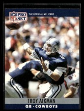 1990 Pro Set Troy Aikman #78 Dallas Cowboys