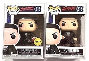 Funko Pop CHASE Daredevil Punisher #216 CHASE & Common mit Protector - Bild 1 von 1