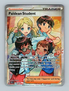 Pokemon TCG - Paldean Fates - Paldean Student - 230/091 - Full Art C3 - Bild 1 von 2