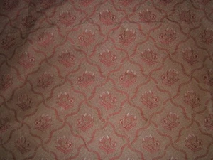 Lee Jofa, Ribbons and Roses, 54" Wide X 1.75 Yards, Damask, Color Cinnamon - Picture 1 of 3