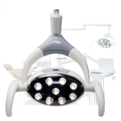 EUSTOMA 26mm Dental Shadowless Operating Light 9 LED Oral Lamp for Dental Chair P106A