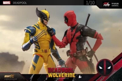 [USA] ZD Toys Deadpool & Wolverine Escala 1/10 Figura de Acción Conjunto De 2 Regalo Marvel Foto 1 de 4