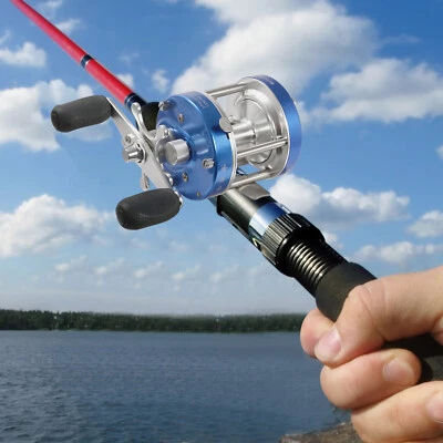 Conventional Round Baitcasting Reel Reel Catfish Baitcasting Fishing Reel 30lbs - Image 1 of 4