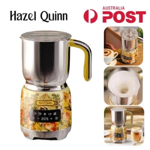 Hazel Quinn Electric Milk Frother Stainless Steel Coffee Milk Steamer Detachable - Imagen 1 de 10