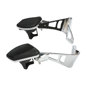 Rear Passenger Arm Rests W/ Drink Holder Fit For Harley Touring 2014-2025 - Bild 1 von 11