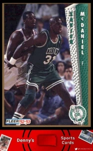 1992 Fleer #307 Xavier McDaniel Boston Celtics Basketball Card - Picture 1 of 2
