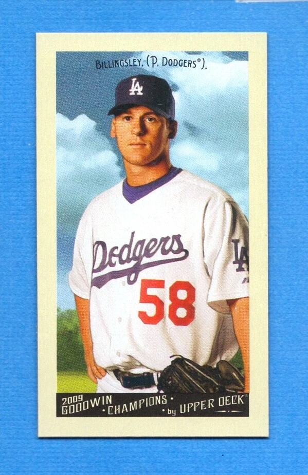 2009 Upper Deck Goodwin Champions Mini #109 Chad Billingsley Dodgers - Image 1 of 1