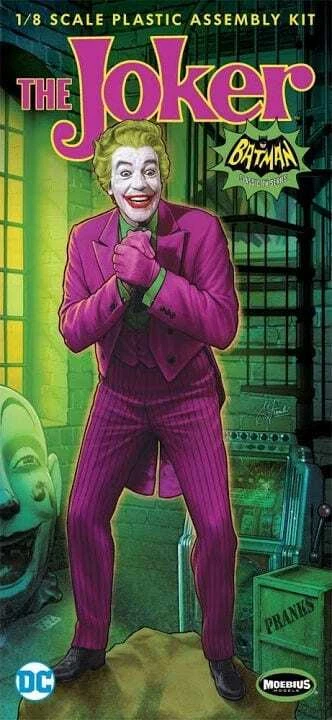 MOEBIUS #956 1/8 SCALE BATMAN "THE JOKER" PLASTIC FIGURE MODEL KIT~MIB - Image 1 of 1