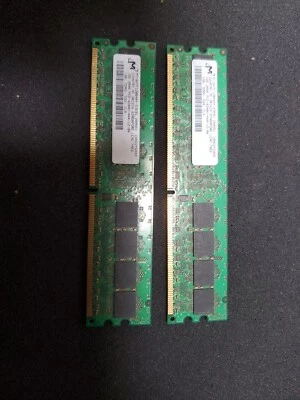 Micron PC2-4200 1 GB DIMM 533 MHz DDR2 Memory (MT16HTF12AY-53EB1) - Image 1 of 3
