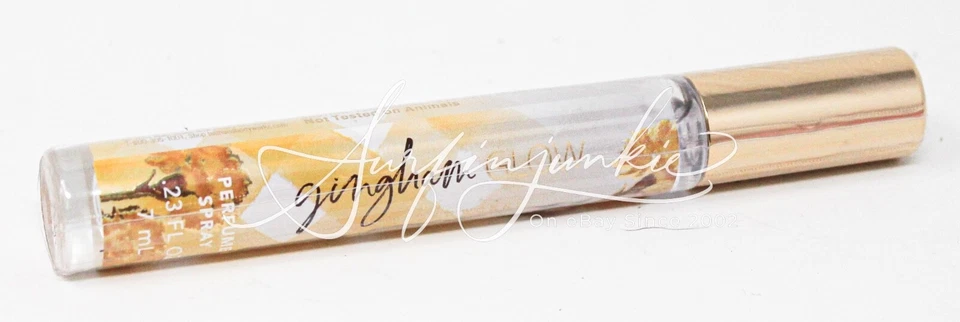 Mini monedero de perfume Bath & Body Works Gingham Glow spray oro de viaje de 0,23 oz nuevo Foto 1 de 1