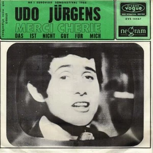 UDO JÜRGENS Merci Cherie 1966 or. HOLLAND single NICE condition! - Picture 1 of 1