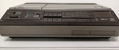 PHILIPS N 1502 VCR vhs videoregistratore vintage LEGGERE DESCRIZIONE - Immagine 1 di 4