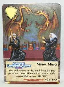 AD&D SPELLFIRE | MIRROR, MIRROR | Scheda Comune #46/100 | 1° Ed POTERI | TSR 1994 - Foto 1 di 2