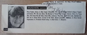 ORIGINAL AUTOGRAPH NERYS HUGHES The Liver Birds / MADELEINE HOWARD Emmerdale - Picture 1 of 2