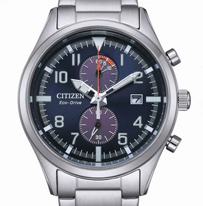 Citizen ECO-DRIVE Solar Chronograph 43 mm Herrenuhr UVP* 199,00 EUR CA7028-81L - Picture 1 of 4