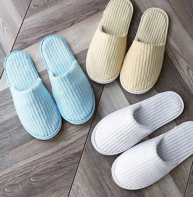 Guest Room Supplies Thick Non-slip Hotel Spa Disposable Slippers - Image 1 of 3