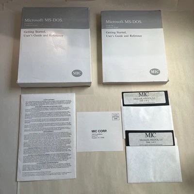 Microsoft MS-DOS  Operating System Version 5.0 Complete - Image 1 of 4