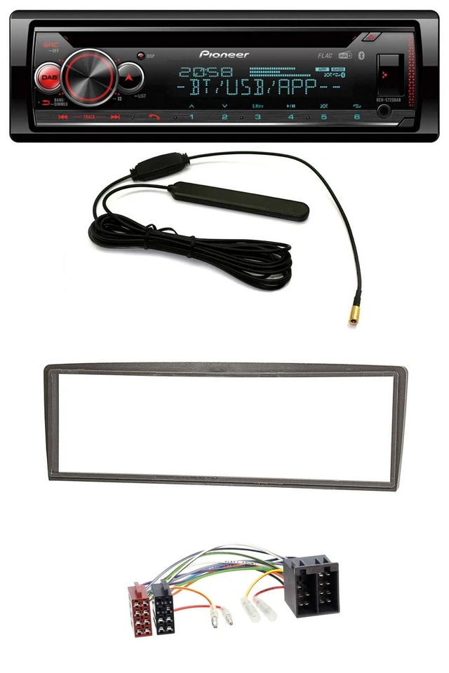 Pioneer USB DAB MP3 Bluetooth CD Autoradio für Alfa Romeo GTV (ab 2004) - Bild 1 von 4