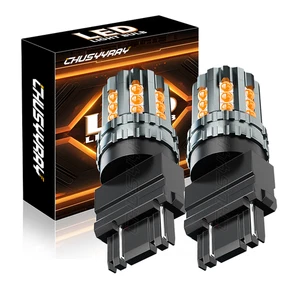 For Chevy Silverado1500 2500 Amber Switchback 3156 Turn Signal Light Bulbs - Picture 1 of 11