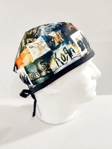 Totenkopfmütze, Doo Rag, Scrub Cap, OP-Mütze, Chemo Mütze, Korn - Bild 1 von 4