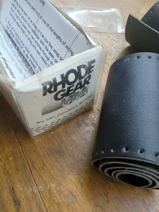 NOS Rhode Gear Leather "Handlebar Hide" Bar Tape COLOR: Black - Picture 1 of 6
