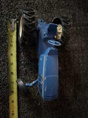 Vintage 1960's ERTL 9" Metal Blue Tractor Farm Toy Steering Wheel Collectible - Image 1 of 4
