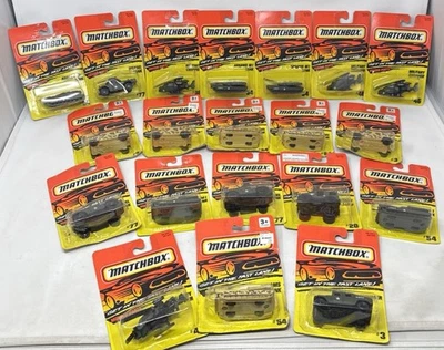 Matchbox 1990s Military Trucks, Helicopters And Tanks Lot Of 20 - Image 1 of 4