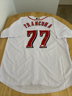 Terry Francona Cincinnati Reds Autographed Jersey JSA Certified - Image 1 of 4