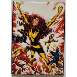 Marvel X-Men Phoenix Comic Art Magnet Iron Man Wolverine Storm Cyclops - Picture 1 of 1