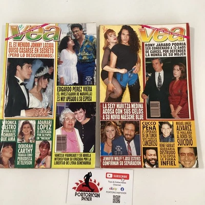 1992 TV GUIDE MAGAZINE REVISTA VEA PUERTO RICO MISS UNIVERSE DEBORAH CARTHY - Image 1 of 4