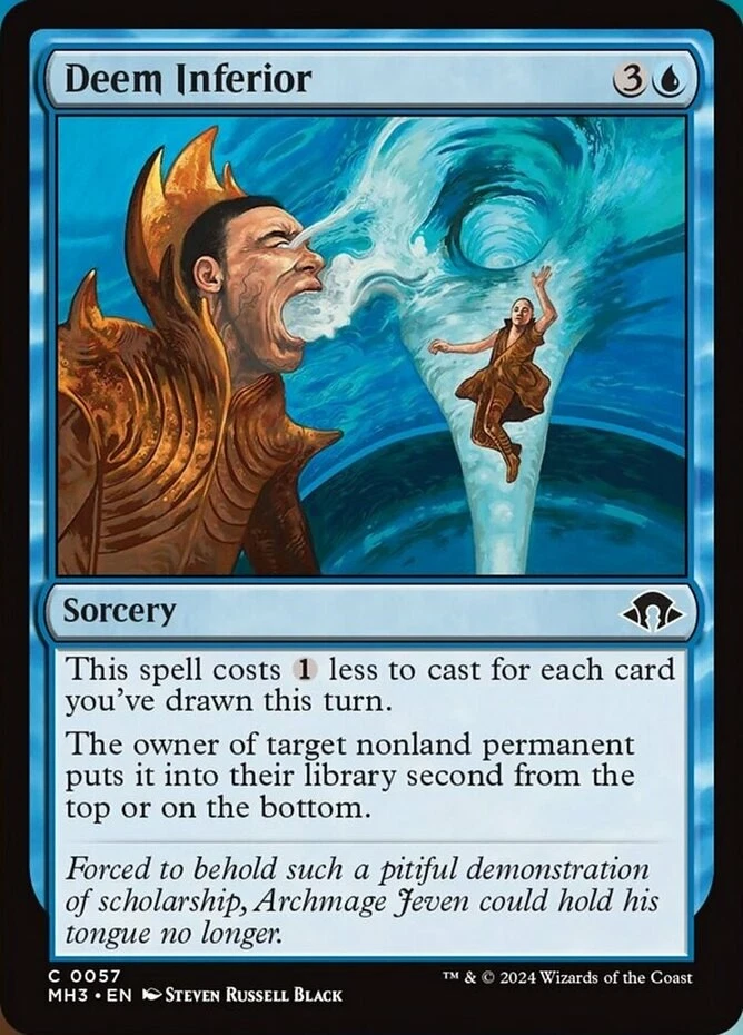 x1 Deem Inferior - Modern Horizons 3 - NM - MTG - Image 1 of 1