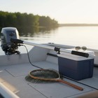 Aluminum Outboard Tiller Extender Non-Slip Grip for Boaters, Fishermen