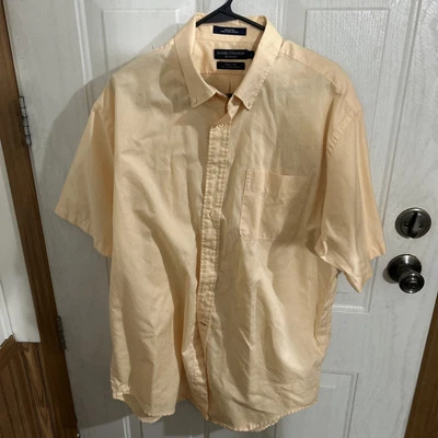 Camisa Daniel Cremieux Para Hombre L Naranja Bolsillo Con Botones en el Pecho Foto 1 de 3