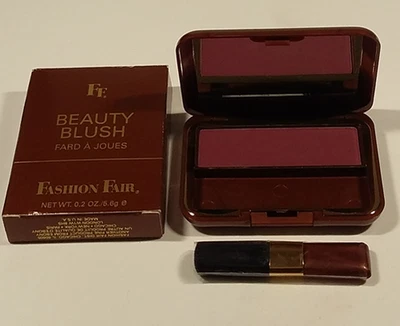 Rubor en polvo prensado para feria de moda BELLEZA CIRUELA RICO #3029 *NUEVO EN CAJA* Foto 1 de 2