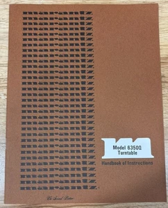 Marantz Model 6350Q Turntable Handbook Of Instructions - NOT A COPY - Picture 1 of 3