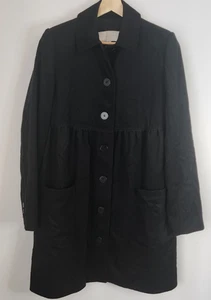 STELLA McCARTNEY TARGET Coat Jacket Black Size 14 Wool Cashmere - Picture 1 of 9