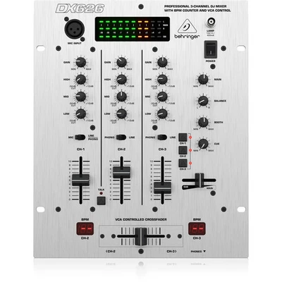 Behringer DX626 Mezclador DJ Profesional de 3 Canales con Contador BPM y Control VCA Foto 1 de 4