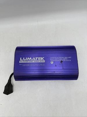 Lumatek Professional 1000W Electronic Ballast, Dimmable, 120/240v, Air-Cooled - Image 1 of 4