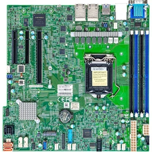 Carte mère serveur Supermicro X12STW-TF - Chipset Intel C256 - Pro. Facteur de forme - Photo 1/1