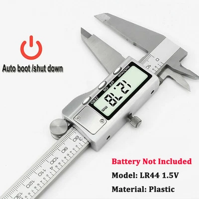 150mm 6'' Stainless Steel Vernier Caliper Digital Caliper Measure Tool Ruler  - Bild 1 von 4