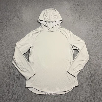 Lululemon License to Train Drysense Hoodie Men Small Beige Lightweight Pullover - Image 1 of 4