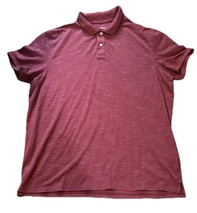 Sonoma 2XL Pull Over Two Button Red Shirt - Picture 1 of 5